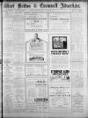 West Briton and Cornwall Advertiser Monday 24 January 1927 Page 1