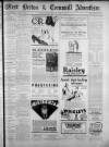 West Briton and Cornwall Advertiser Monday 08 April 1929 Page 1