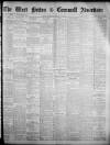 West Briton and Cornwall Advertiser Thursday 22 January 1931 Page 1