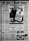 West Briton and Cornwall Advertiser Monday 22 January 1934 Page 1