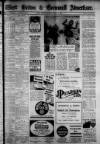 West Briton and Cornwall Advertiser Monday 05 March 1934 Page 1