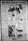 West Briton and Cornwall Advertiser Monday 22 February 1937 Page 1