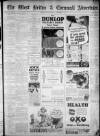 West Briton and Cornwall Advertiser Monday 08 November 1937 Page 1