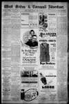 West Briton and Cornwall Advertiser Monday 11 April 1938 Page 1