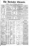 Berkshire Chronicle Saturday 27 August 1825 Page 1