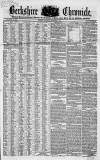Berkshire Chronicle Saturday 09 December 1854 Page 1