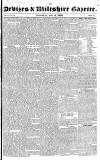 Devizes and Wiltshire Gazette Thursday 03 November 1825 Page 1