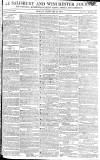 Salisbury and Winchester Journal Monday 29 February 1808 Page 1