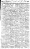 Salisbury and Winchester Journal Monday 07 February 1831 Page 1