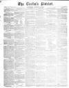 Carlisle Patriot Saturday 19 August 1865 Page 1