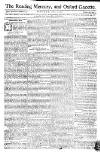 Reading Mercury Monday 02 April 1770 Page 1