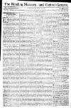 Reading Mercury Monday 07 May 1770 Page 1