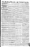 Reading Mercury Monday 14 May 1770 Page 1