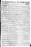 Reading Mercury Monday 04 June 1770 Page 1