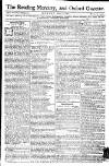 Reading Mercury Monday 11 June 1770 Page 1