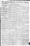 Reading Mercury Monday 30 July 1770 Page 1