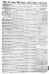 Reading Mercury Monday 20 August 1770 Page 1