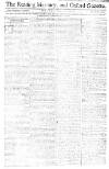 Reading Mercury Monday 12 November 1770 Page 1