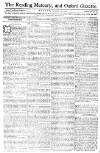 Reading Mercury Monday 14 January 1771 Page 1