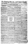 Reading Mercury Monday 25 February 1771 Page 1