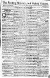 Reading Mercury Monday 08 April 1771 Page 1