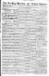 Reading Mercury Monday 02 September 1771 Page 1
