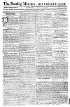 Reading Mercury Monday 18 November 1771 Page 1