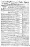 Reading Mercury Monday 02 December 1771 Page 1
