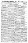 Reading Mercury Monday 09 December 1771 Page 1