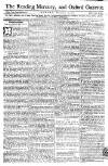 Reading Mercury Monday 23 December 1771 Page 1