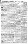 Reading Mercury Monday 20 January 1772 Page 1