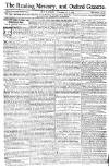 Reading Mercury Monday 03 February 1772 Page 1