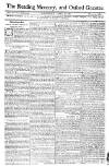 Reading Mercury Monday 20 April 1772 Page 1