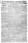 Reading Mercury Monday 18 May 1772 Page 1