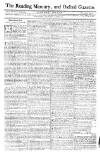 Reading Mercury Monday 08 June 1772 Page 1