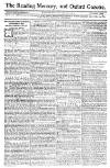 Reading Mercury Monday 07 September 1772 Page 1