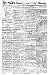 Reading Mercury Monday 28 September 1772 Page 1