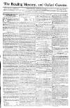 Reading Mercury Monday 12 October 1772 Page 1