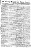 Reading Mercury Monday 30 November 1772 Page 1