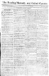 Reading Mercury Monday 07 December 1772 Page 1
