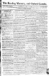 Reading Mercury Monday 12 April 1773 Page 1