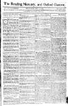 Reading Mercury Monday 03 May 1773 Page 1