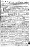 Reading Mercury Monday 17 May 1773 Page 1