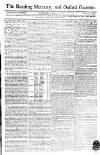 Reading Mercury Monday 21 June 1773 Page 1