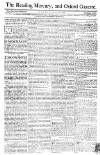 Reading Mercury Monday 26 July 1773 Page 1