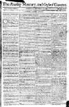 Reading Mercury Monday 20 December 1773 Page 1