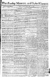 Reading Mercury Monday 27 December 1773 Page 1
