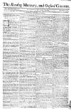 Reading Mercury Monday 17 January 1774 Page 1