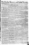 Reading Mercury Monday 24 January 1774 Page 1
