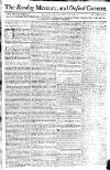 Reading Mercury Monday 31 January 1774 Page 1